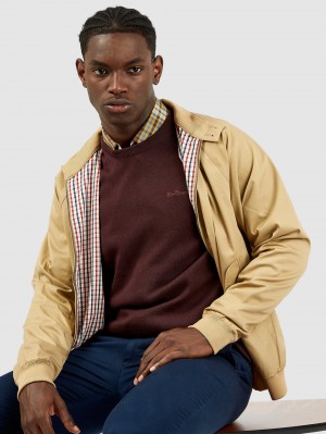 Ben Sherman Signature Harrington Jassen Bruin | QRGS-97201