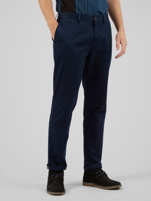 Ben Sherman Signature Slim Stretch Chino Broek Donkerblauw | NAOT-14653