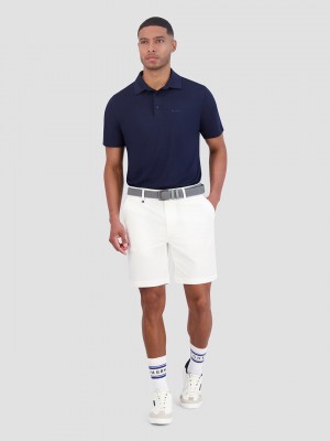 Ben Sherman Solid Air Pique Sports Fit Poloshirt Donkerblauw | LZNC-76395