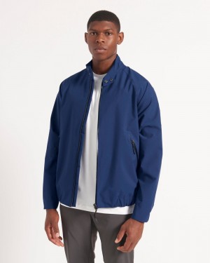 Ben Sherman Waterproof Harrington Jassen Blauw | KWHC-31978