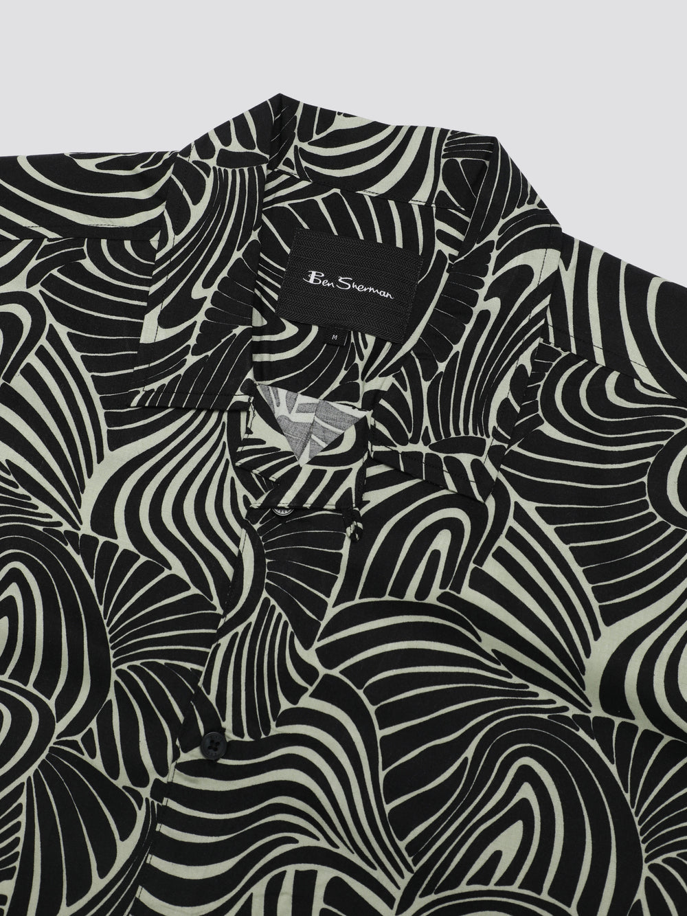 Ben Sherman B by Ben Sherman Psychedelic Swirl Print Overhemd Mintgroen | WBOC-52741