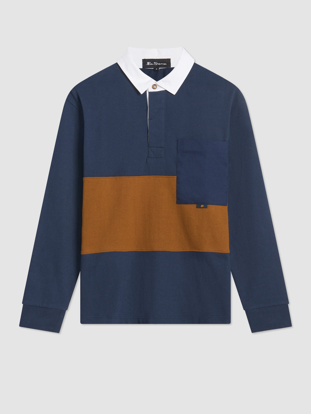 Ben Sherman B by Ben Sherman Rugby Poloshirt Donkerblauw | HRKY-37915