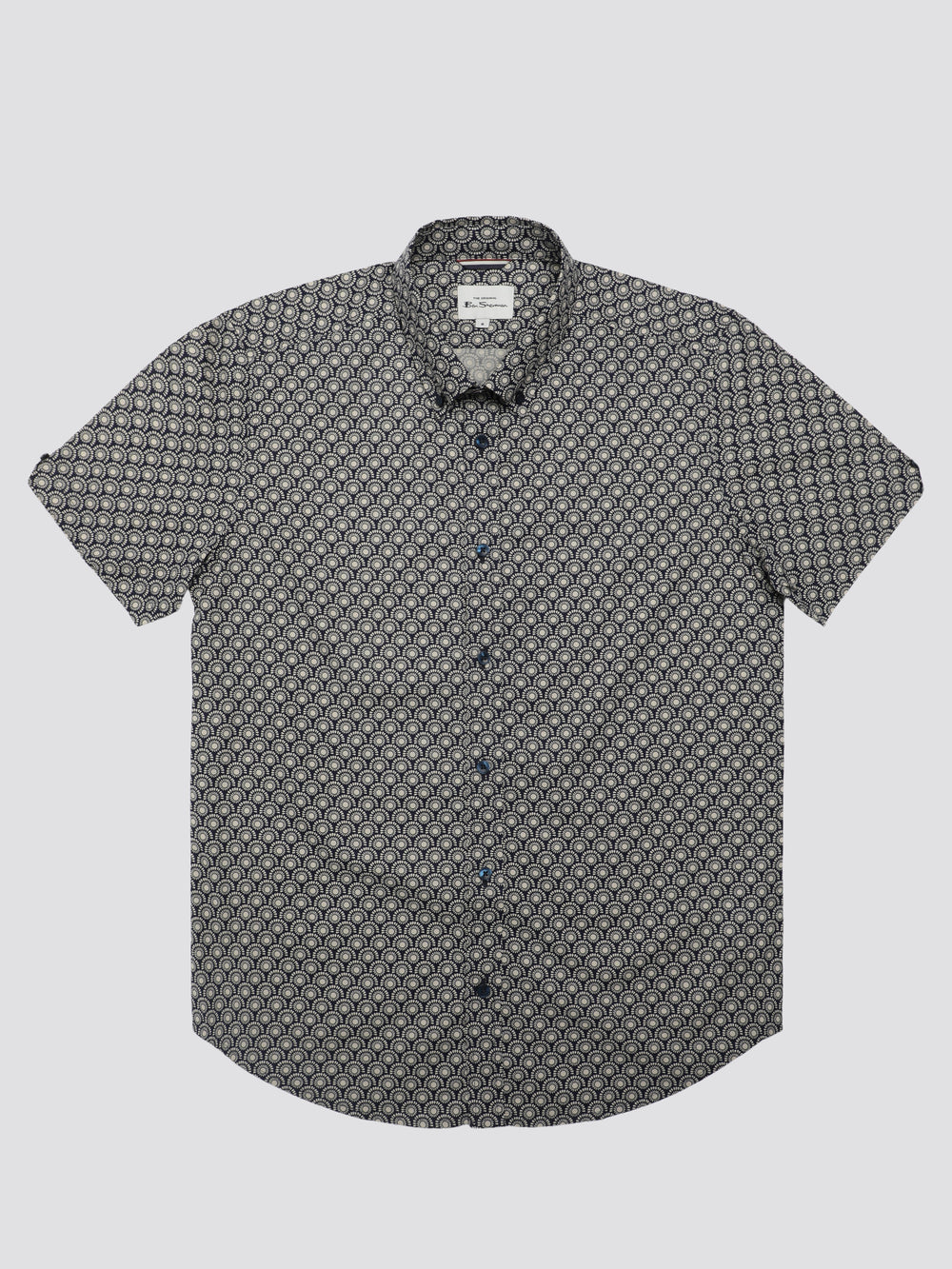 Ben Sherman Block Geo Overhemd Grijs | XDOW-52093