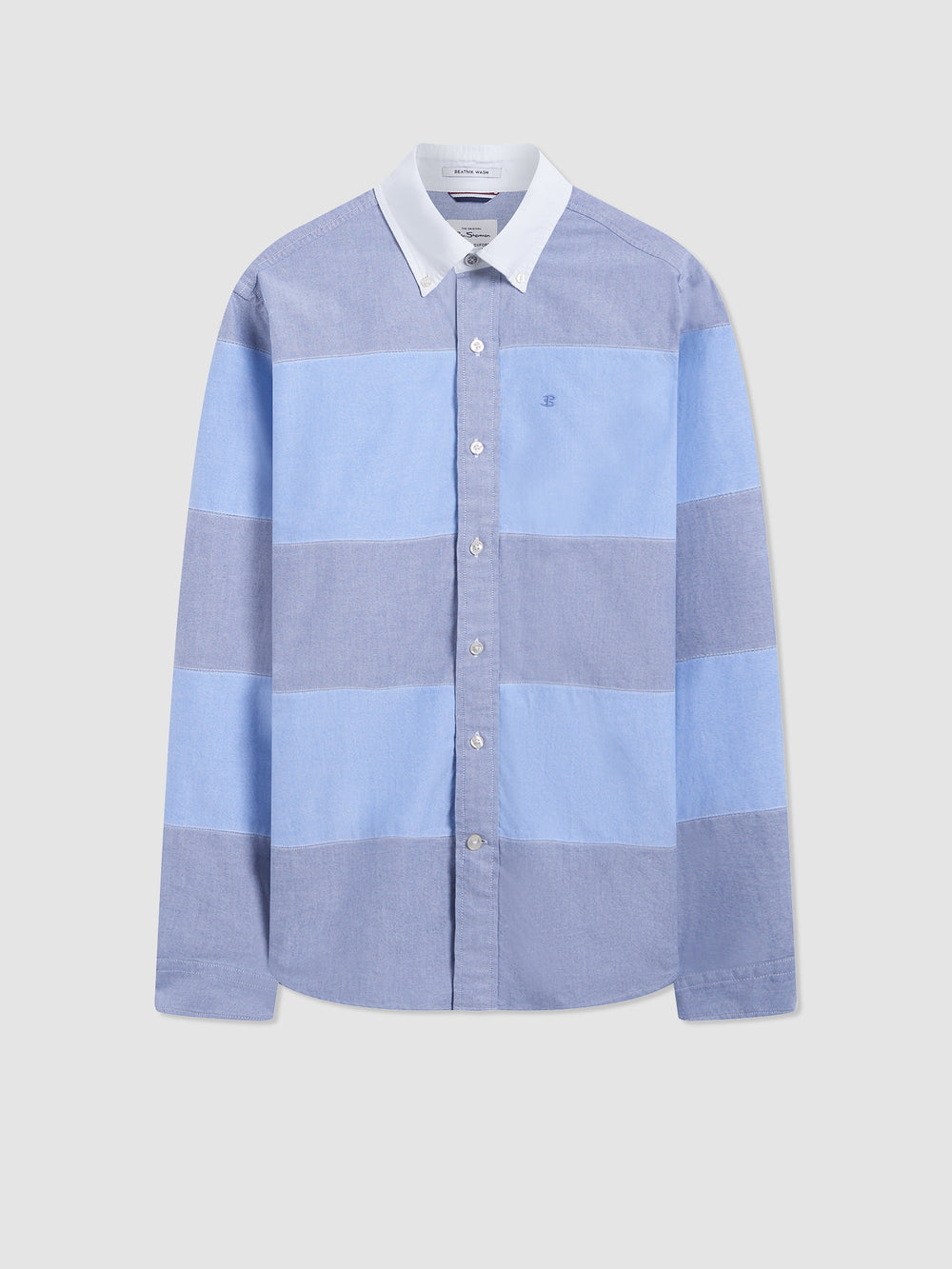 Ben Sherman Brighton Oxford Garment Dye Rugby Overhemd Blauw | CQHJ-01894