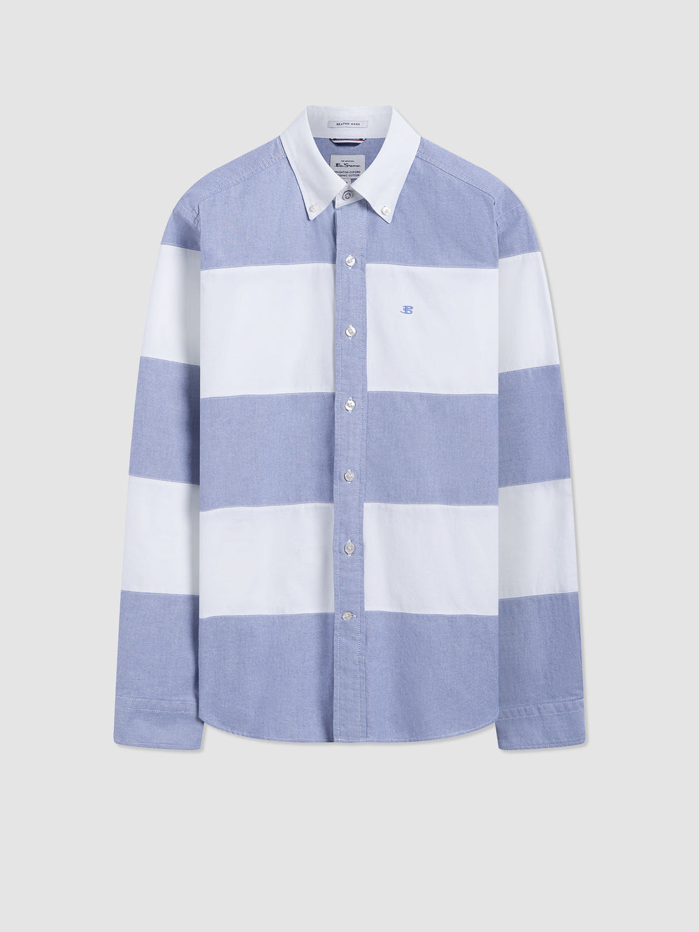 Ben Sherman Brighton Oxford Organic Garment Dye Rugby Overhemd Donkerblauw | XANI-96758