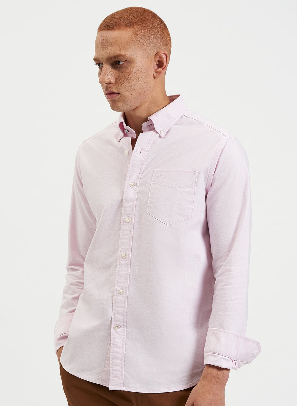 Ben Sherman Brighton Oxford Organic Overhemd Roze | ATKG-12679