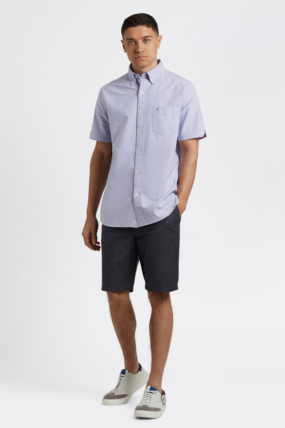 Ben Sherman Brighton Oxford Overhemd Paars | PWRF-83270