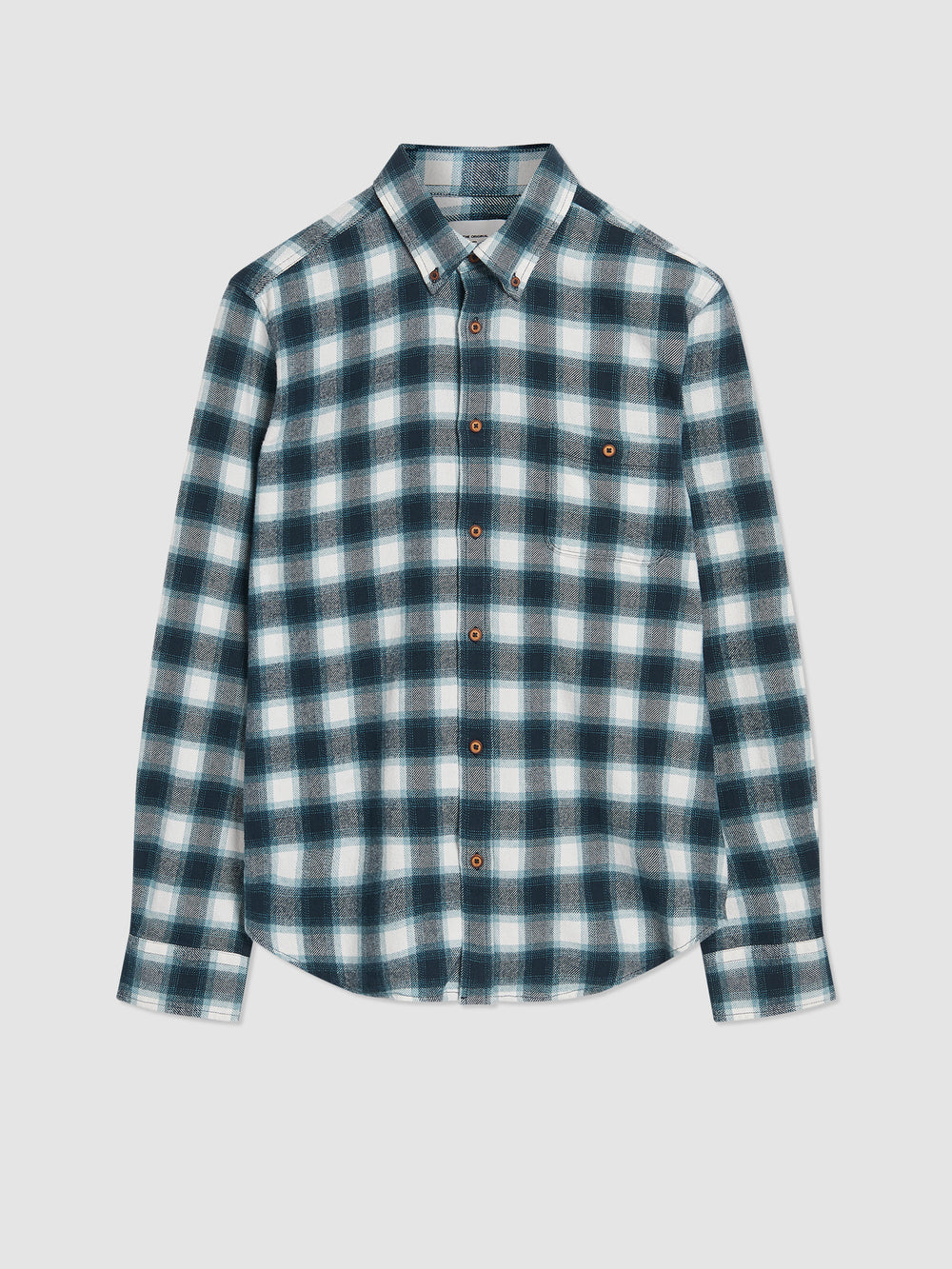 Ben Sherman Brushed Ombre Check Flannel Overhemd Groen | MQHR-36270