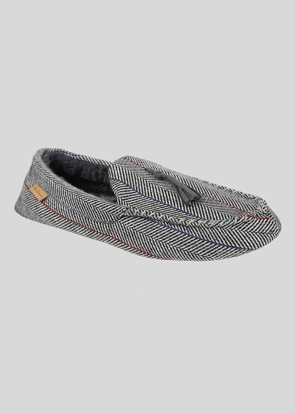 Ben Sherman Cliveden House Moccasin Slipper Grijs | VSJN-52403