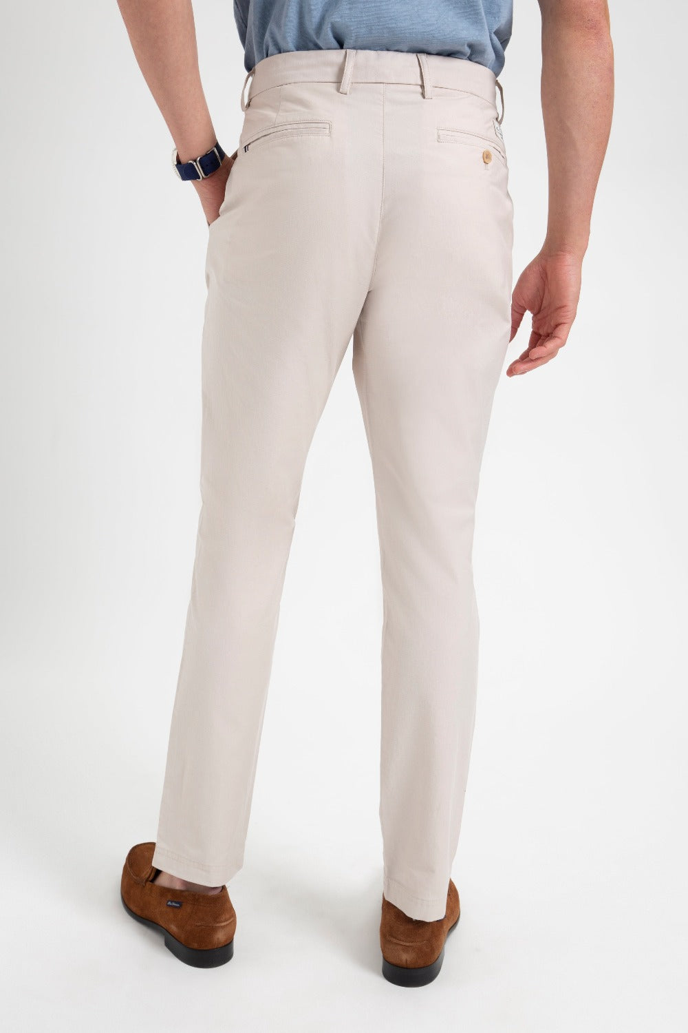 Ben Sherman Everyday Slim Fit Chino Broek Wit | MLIU-96730