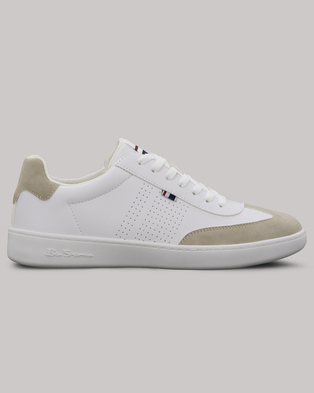 Ben Sherman Glasgow Sneakers Wit | CIDH-16248