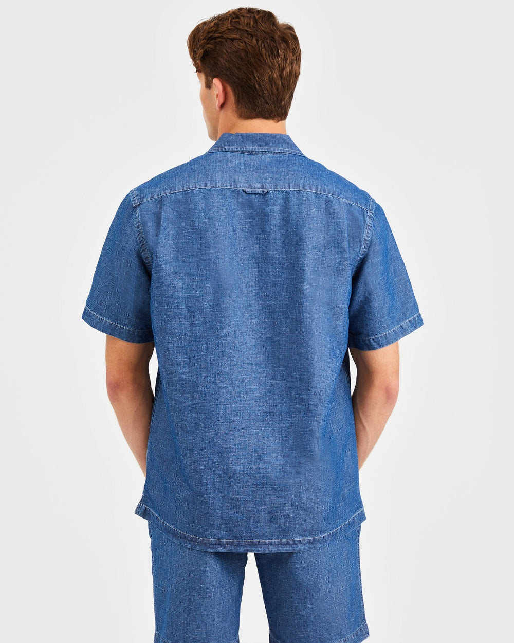 Ben Sherman Hastings Garment Dye Chambray Overhemd Indigo | PHDN-06257