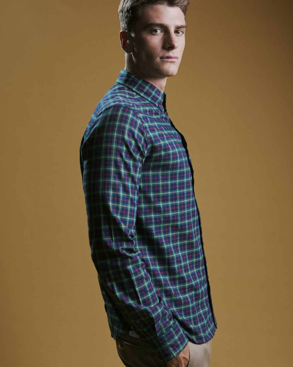 Ben Sherman House Tartan Twill Overhemd Groen | VITG-03415