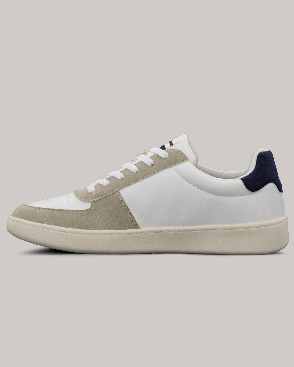 Ben Sherman Hyde Navy Stripe Sneakers Wit | XVFP-89263