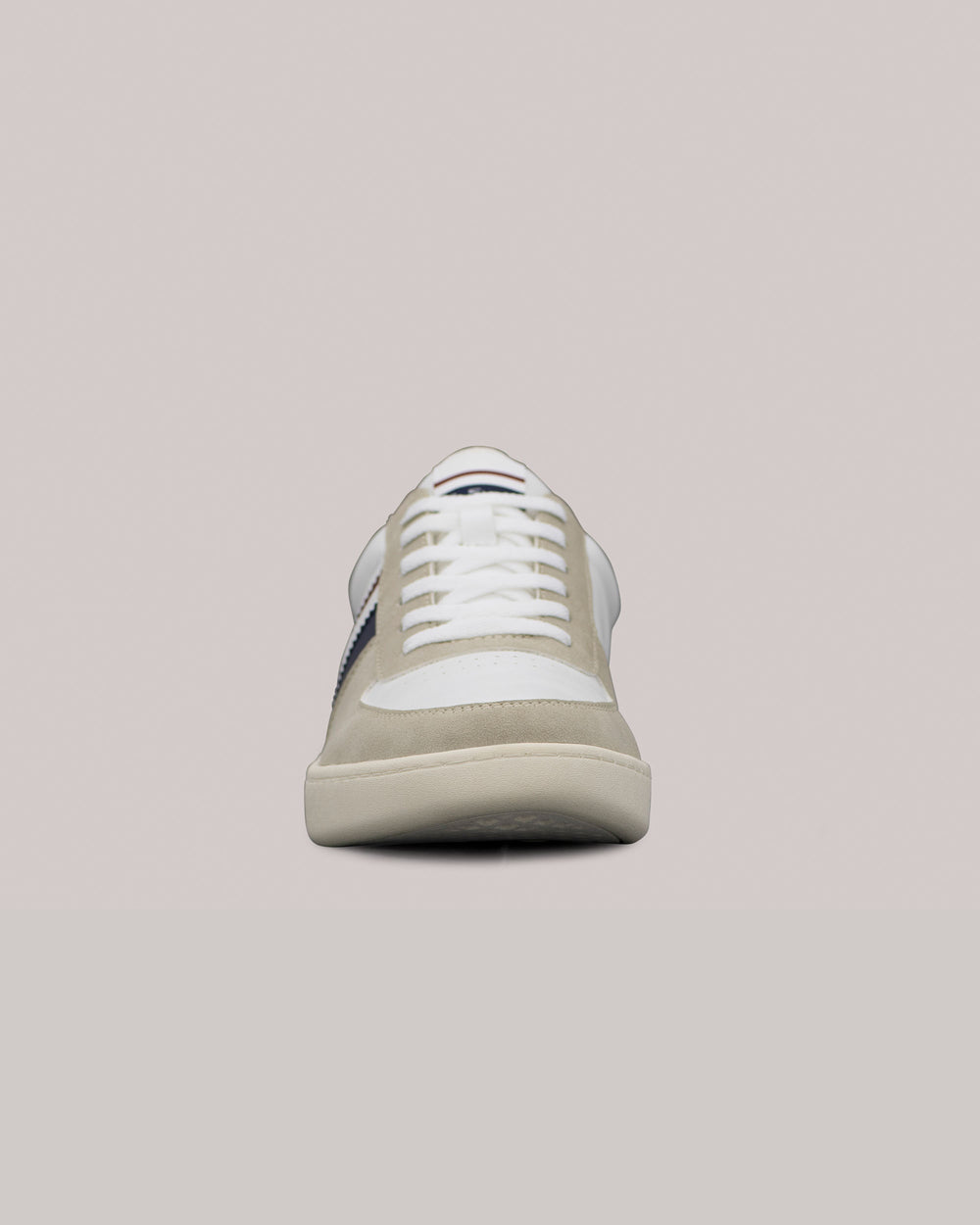 Ben Sherman Hyde Navy Stripe Sneakers Wit | XVFP-89263