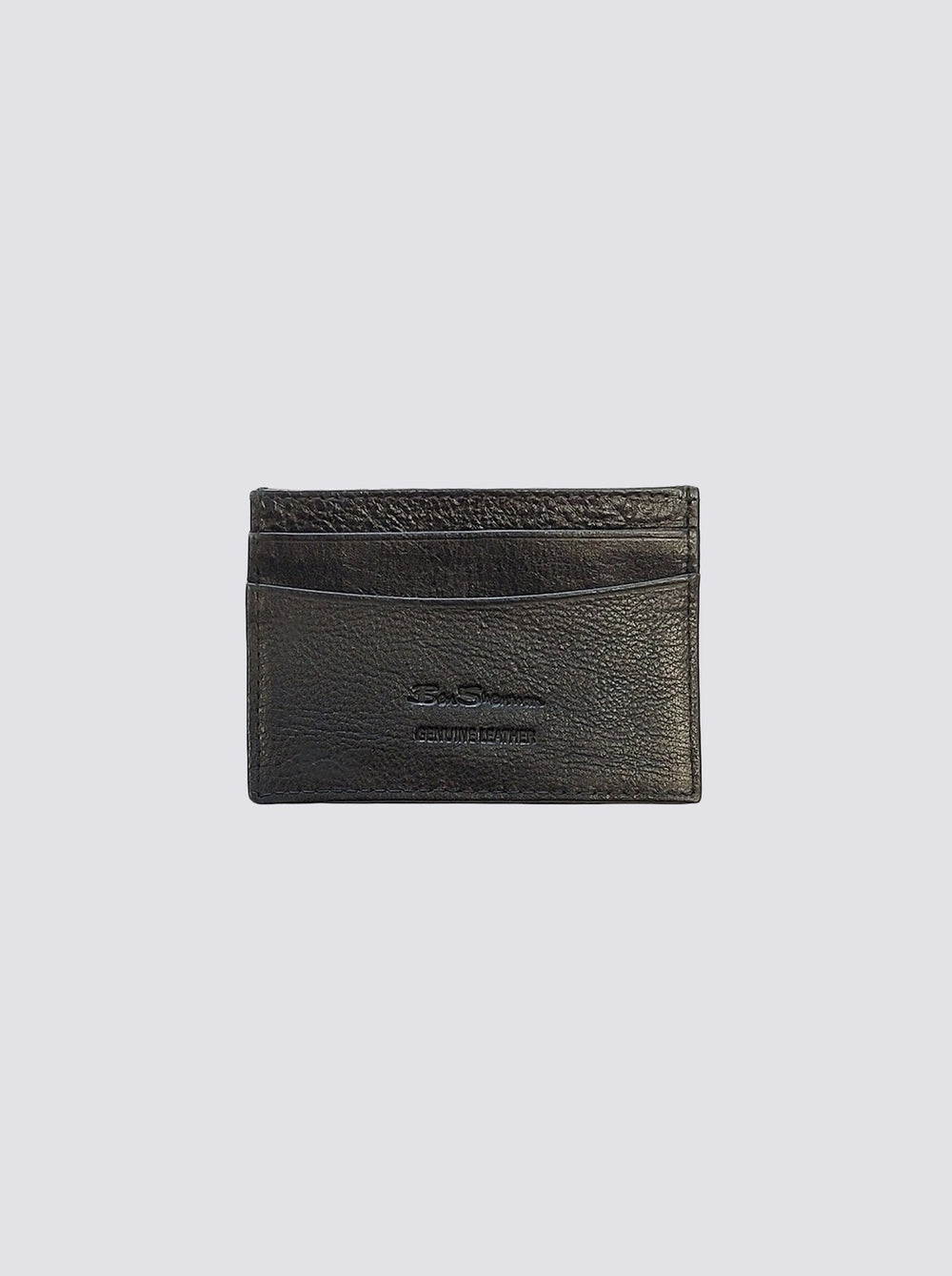 Ben Sherman Koki Leather Card Holder Portefeuille Zwart | TQEY-19408