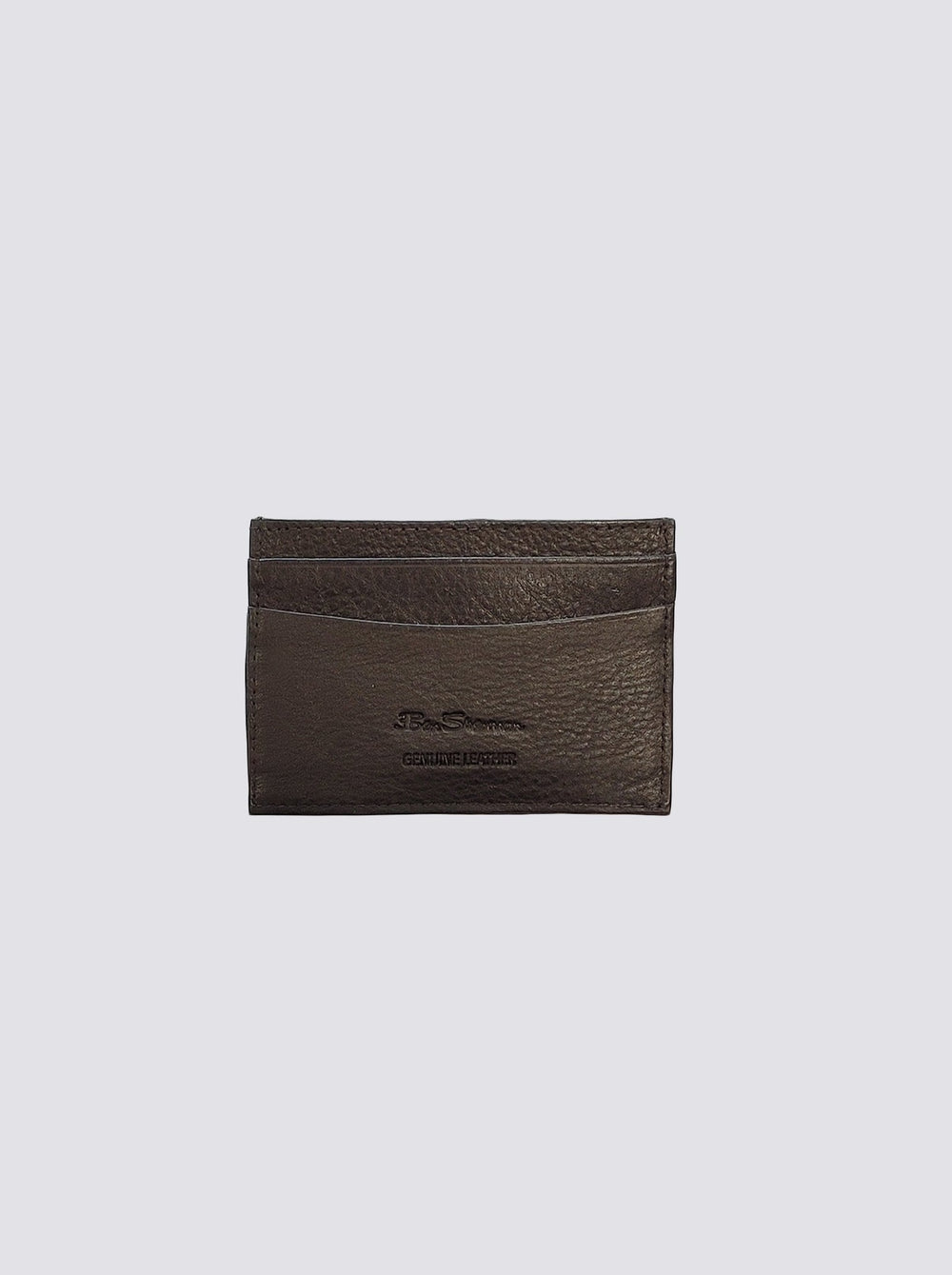 Ben Sherman Koki Leather Card Holder Portefeuille Bruin | EHAO-35607