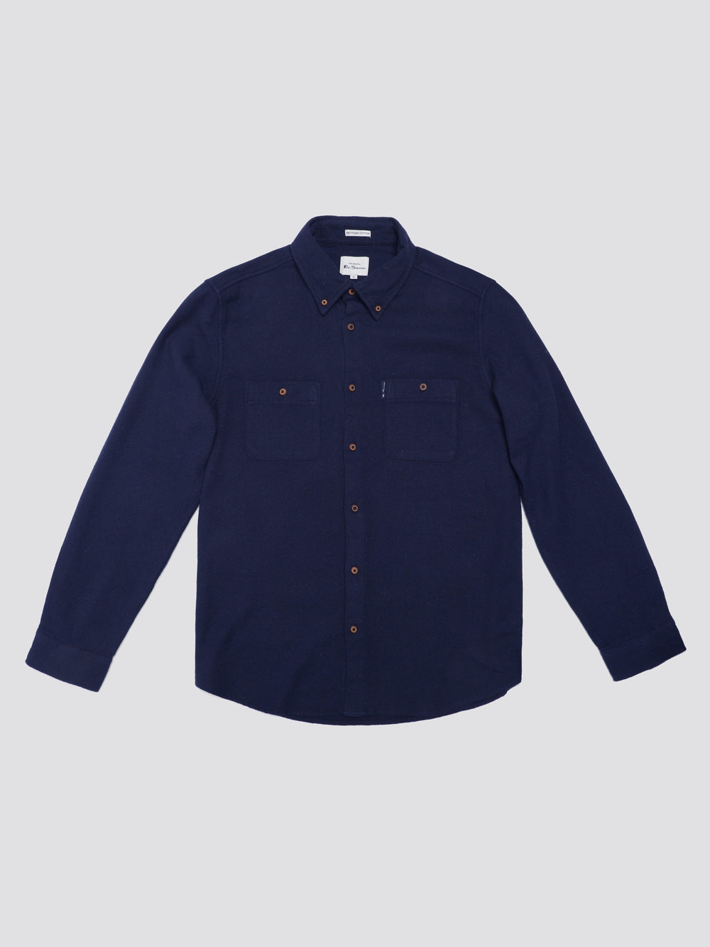 Ben Sherman Signature Boucle Overhemd Donkerblauw | KSPV-63529