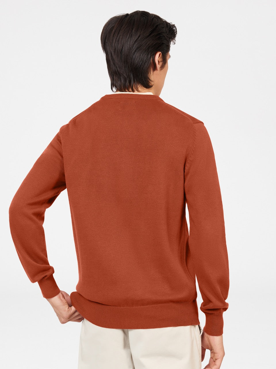 Ben Sherman Signature Crewneck Gebreide Kleding Oranje | ODGV-49687