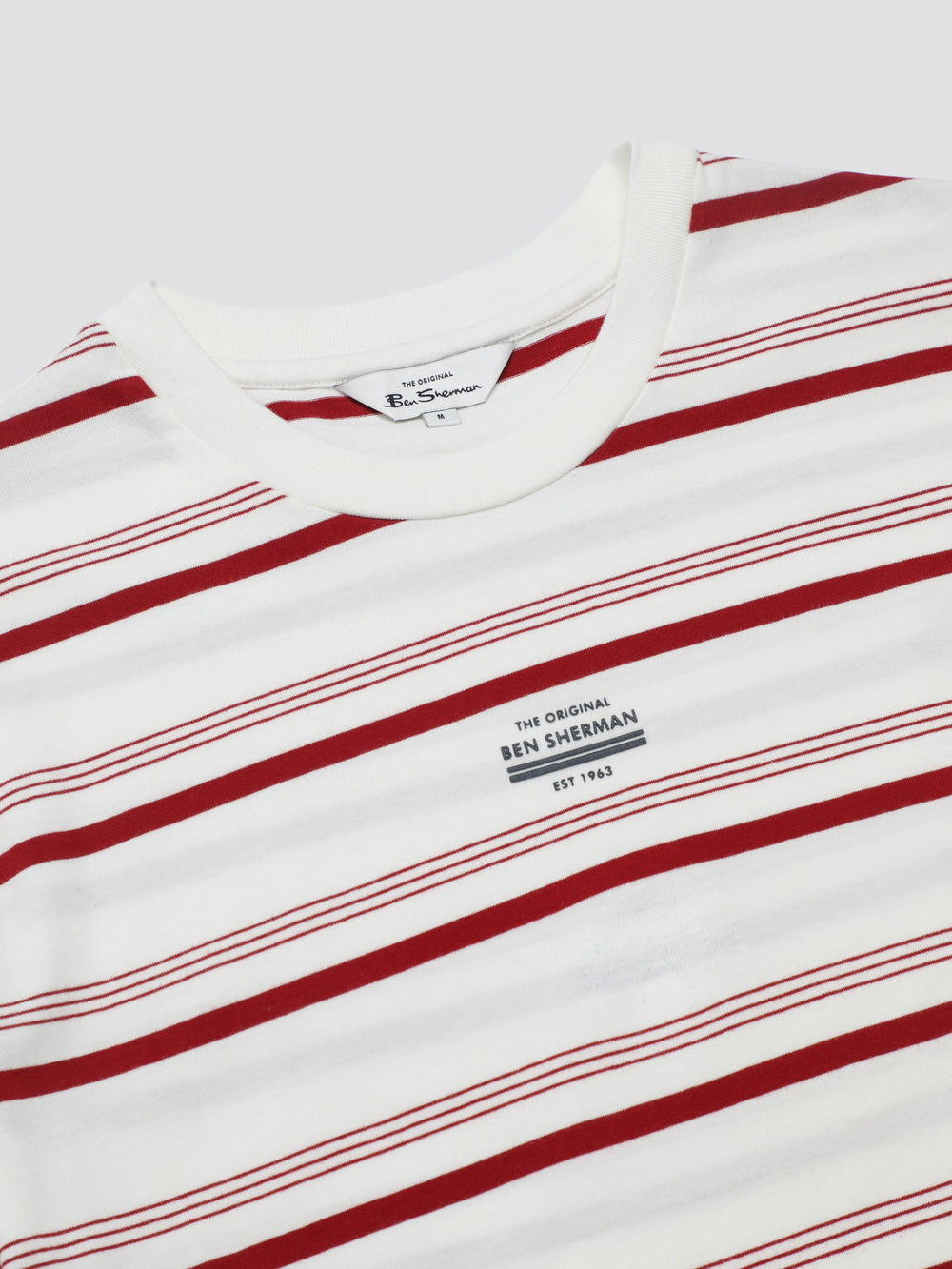 Ben Sherman Signature Fine Stripe T-Shirt Wit | JUGV-59260