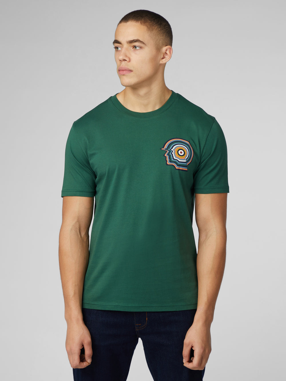 Ben Sherman Signature Mod Head T-Shirt Groen | FTKN-15203