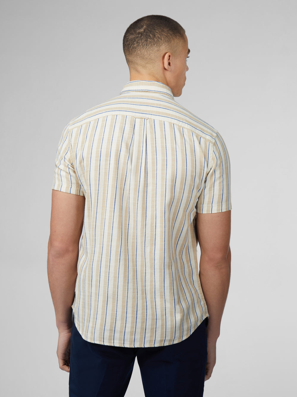 Ben Sherman Signature Mod Stripe Overhemd Wit | PYJB-78326