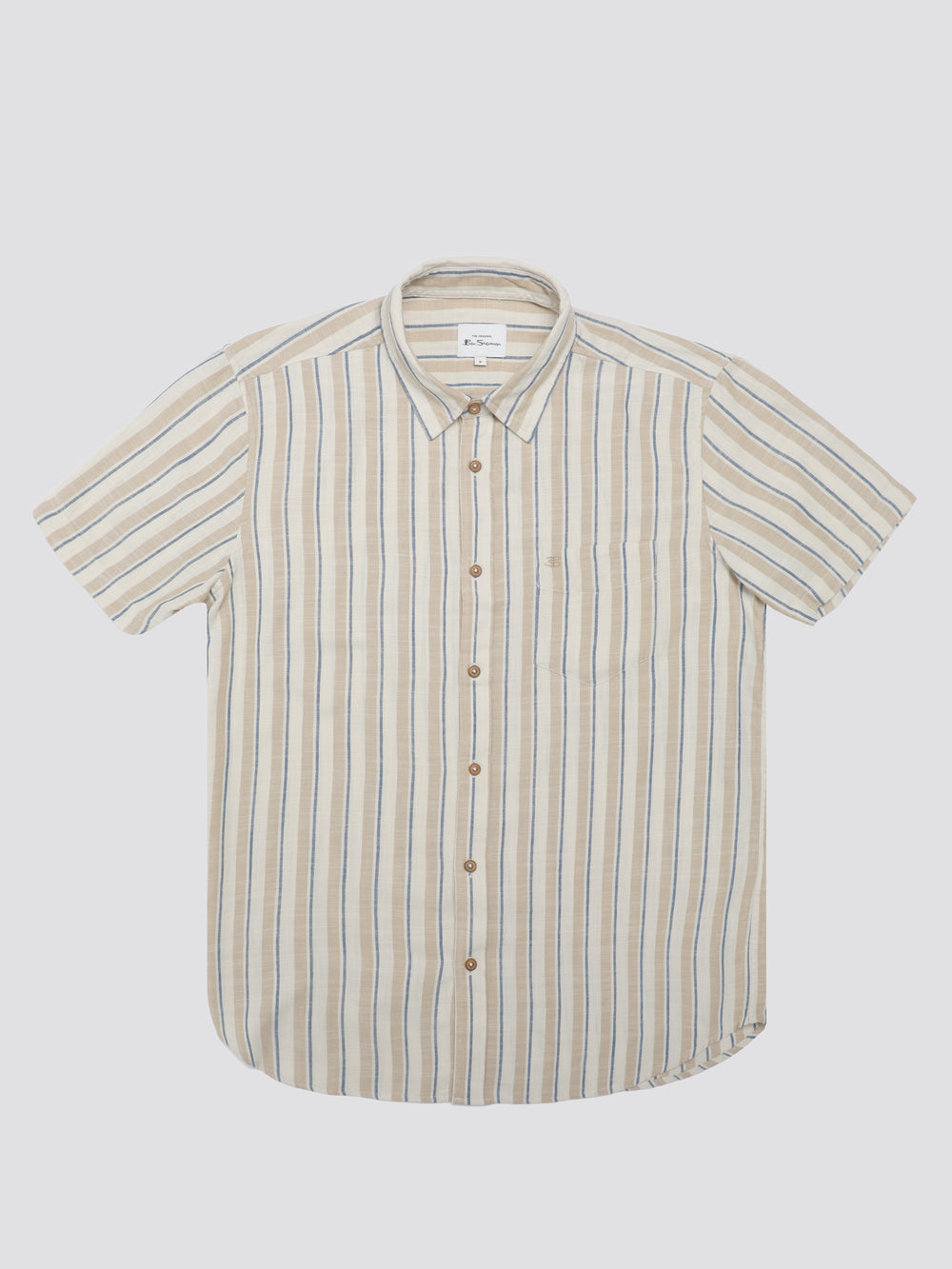 Ben Sherman Signature Mod Stripe Overhemd Wit | PYJB-78326