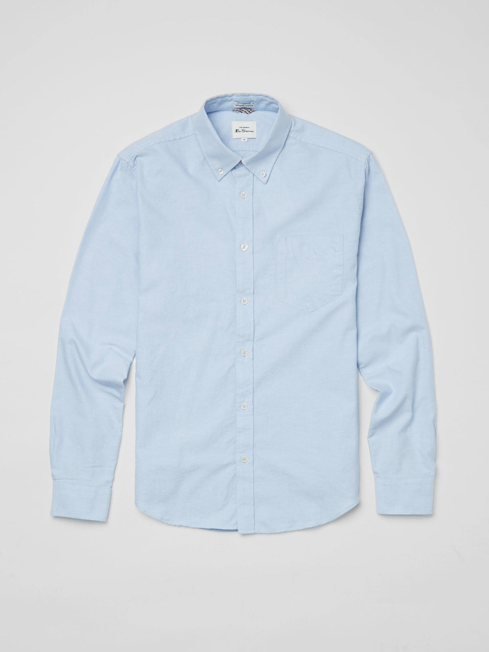 Ben Sherman Signature Organic Long-Sleeve Oxford Overhemd Blauw | PCFA-75406