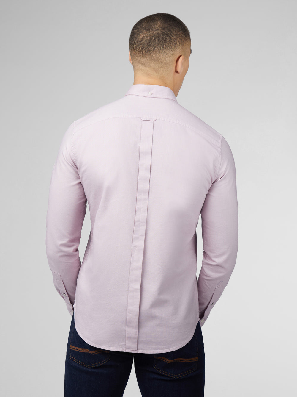 Ben Sherman Signature Oxford Long Sleeve Overhemd Paars | MVQD-69215