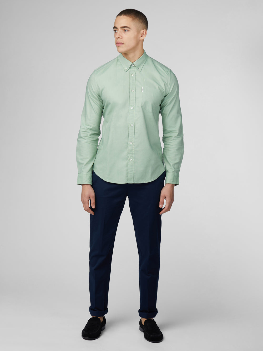 Ben Sherman Signature Oxford Overhemd Groen | HBLX-62715