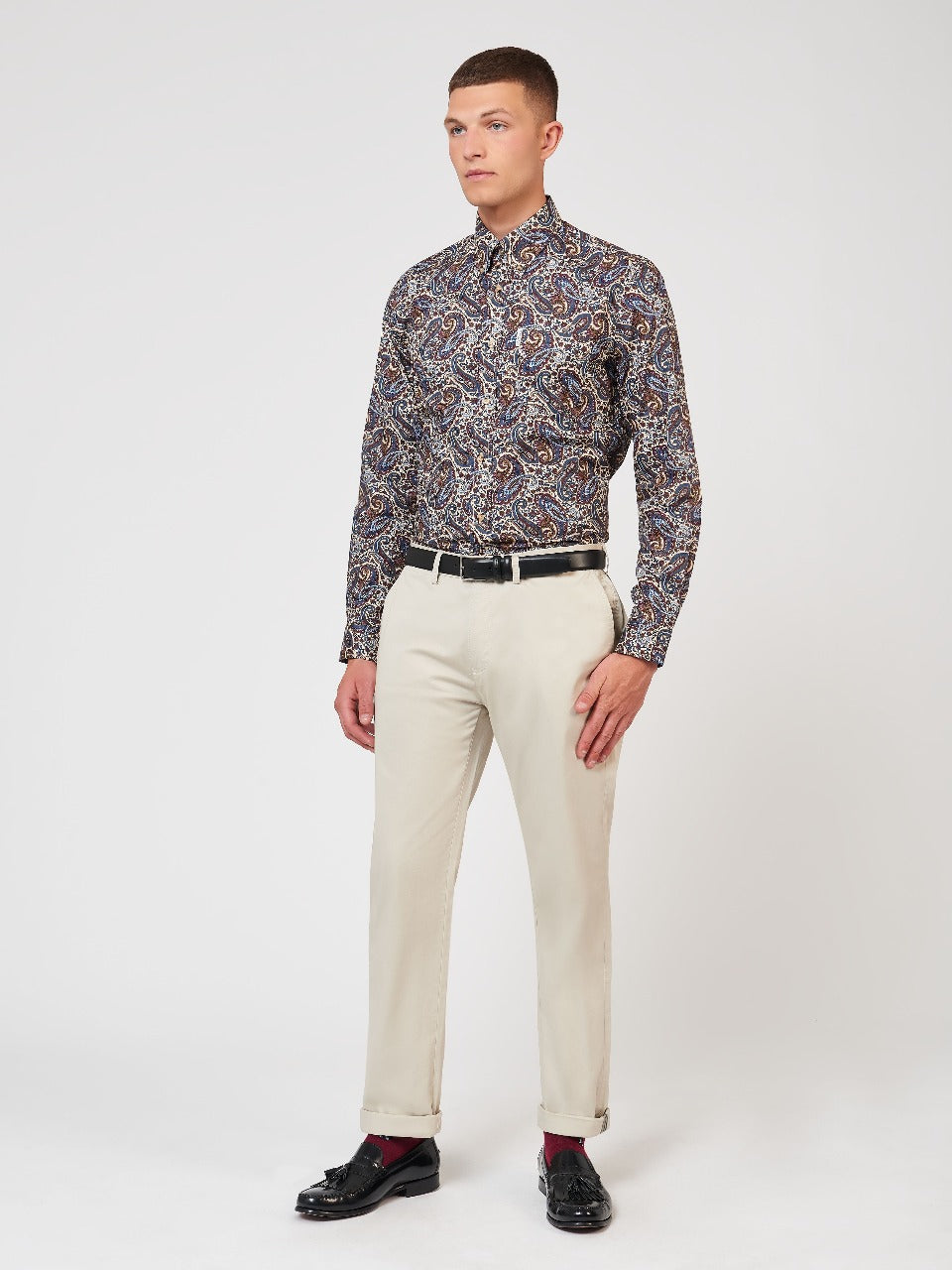 Ben Sherman Signature Paisley Overhemd Gekleurd | VJOM-34891