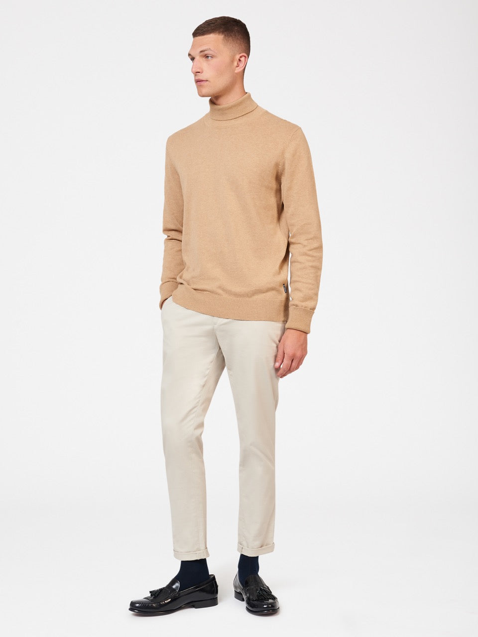 Ben Sherman Signature Roll Neck Gebreide Kleding Grijs | IZAL-38072