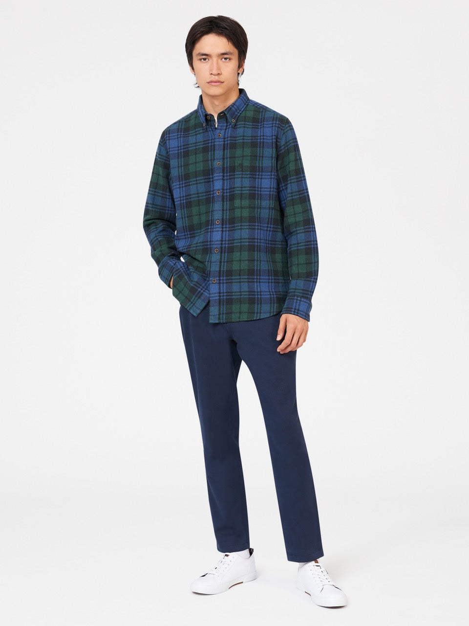 Ben Sherman Signature Tartan Check Overhemd Groen | KUNA-24703