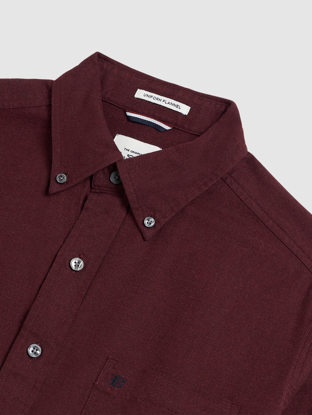 Ben Sherman Uniform Flannel Overhemd Bordeaux Donkerblauw Beige | LUXO-54123